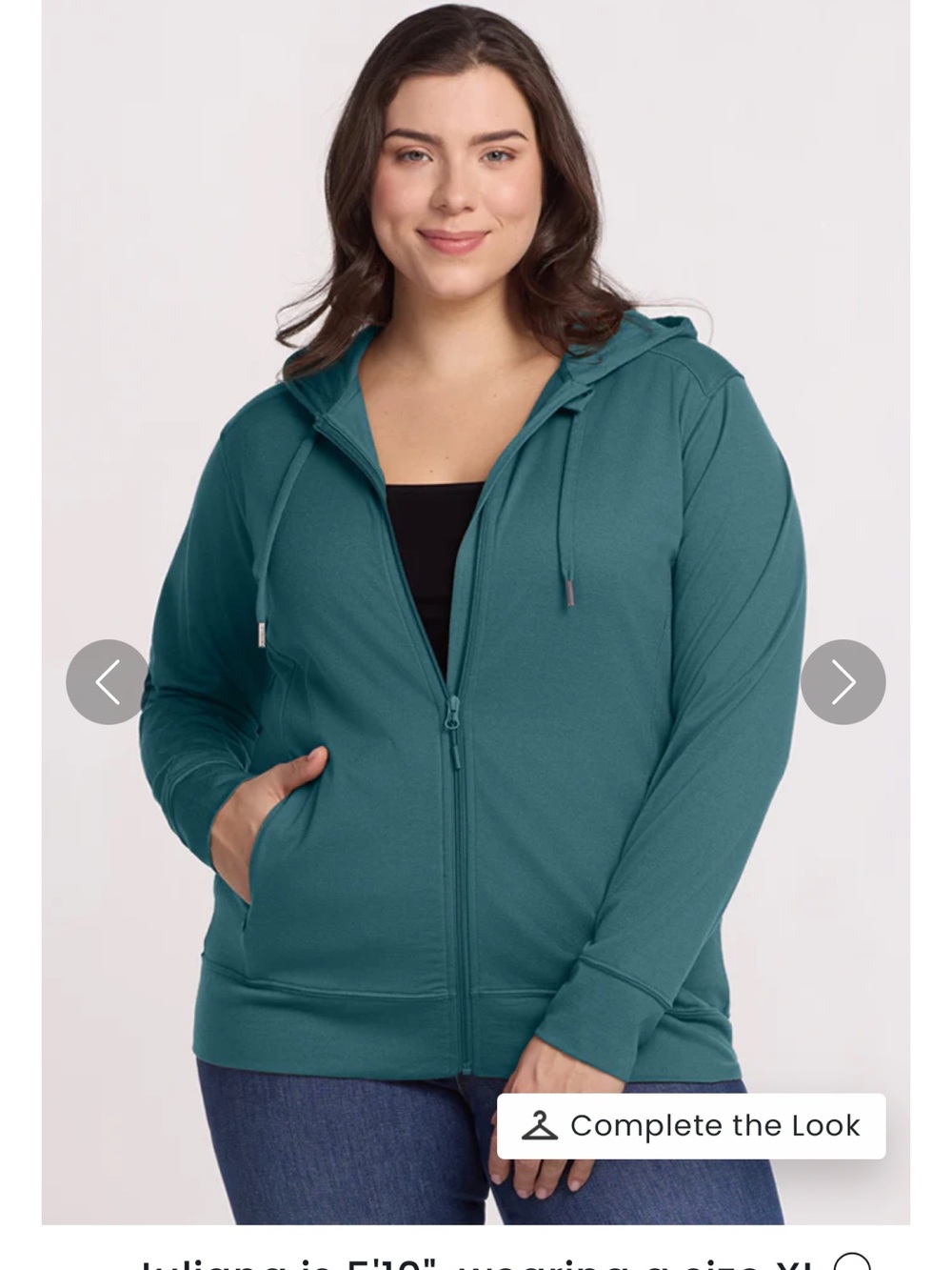 WoolX Ryann Hoodie Jacket in Tidepool Merino Wool Blend Outdoor Hiking Size XL